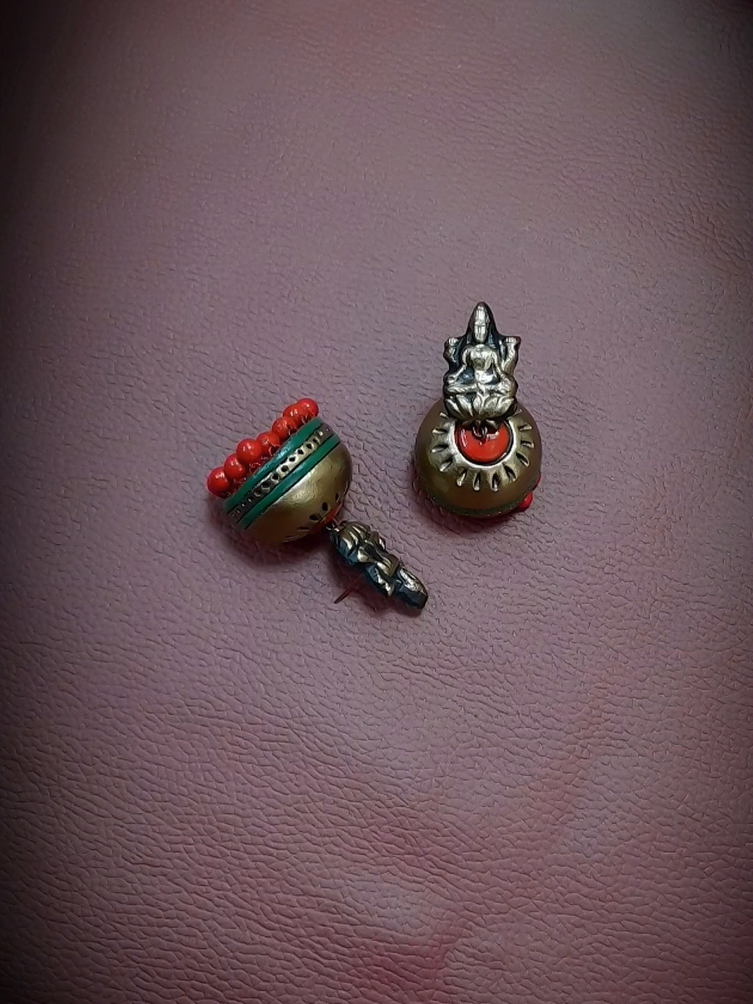 Lakshmi Design Hand Painted Terracotta Jewellery Set