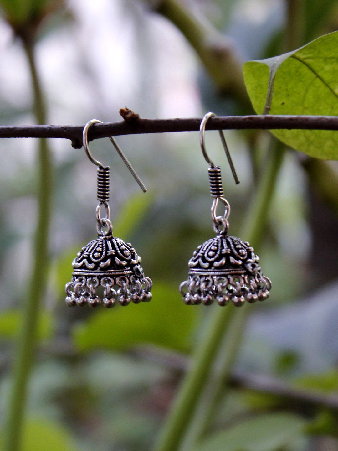 Floral Design Small Jhumka Earring