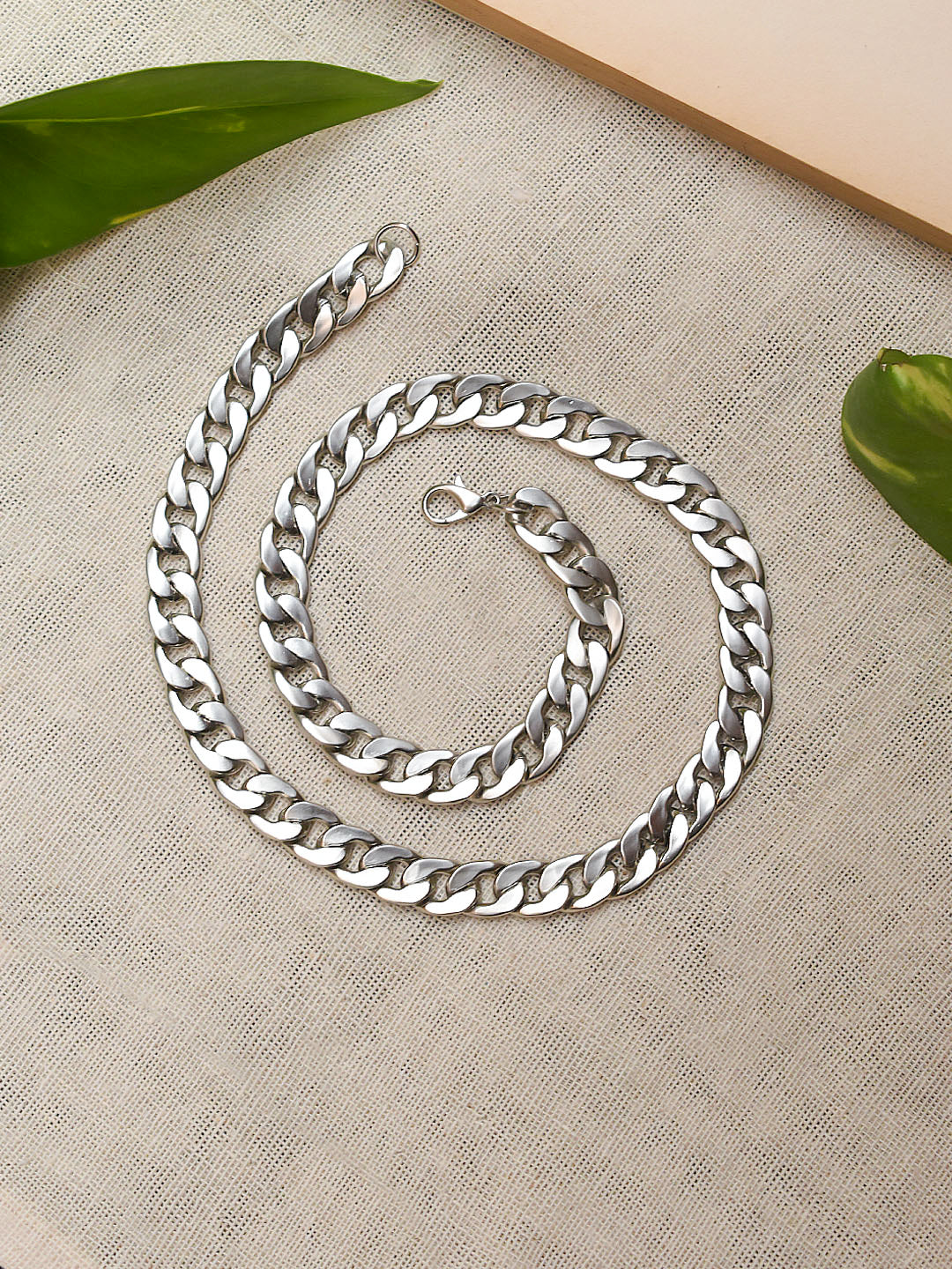 Wave Design German Silver chain
