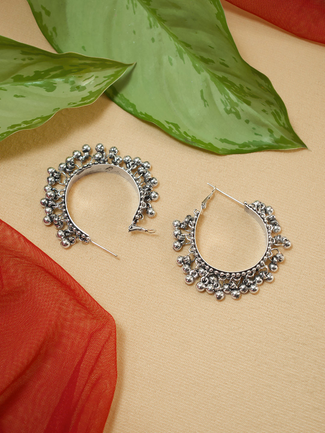 Circular Design German Silver Jewelry Set