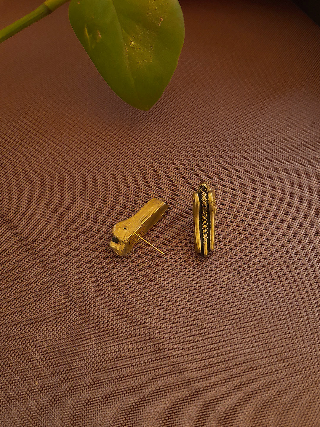 Geometrical Design Hand Painted Terracotta Jewellery Set