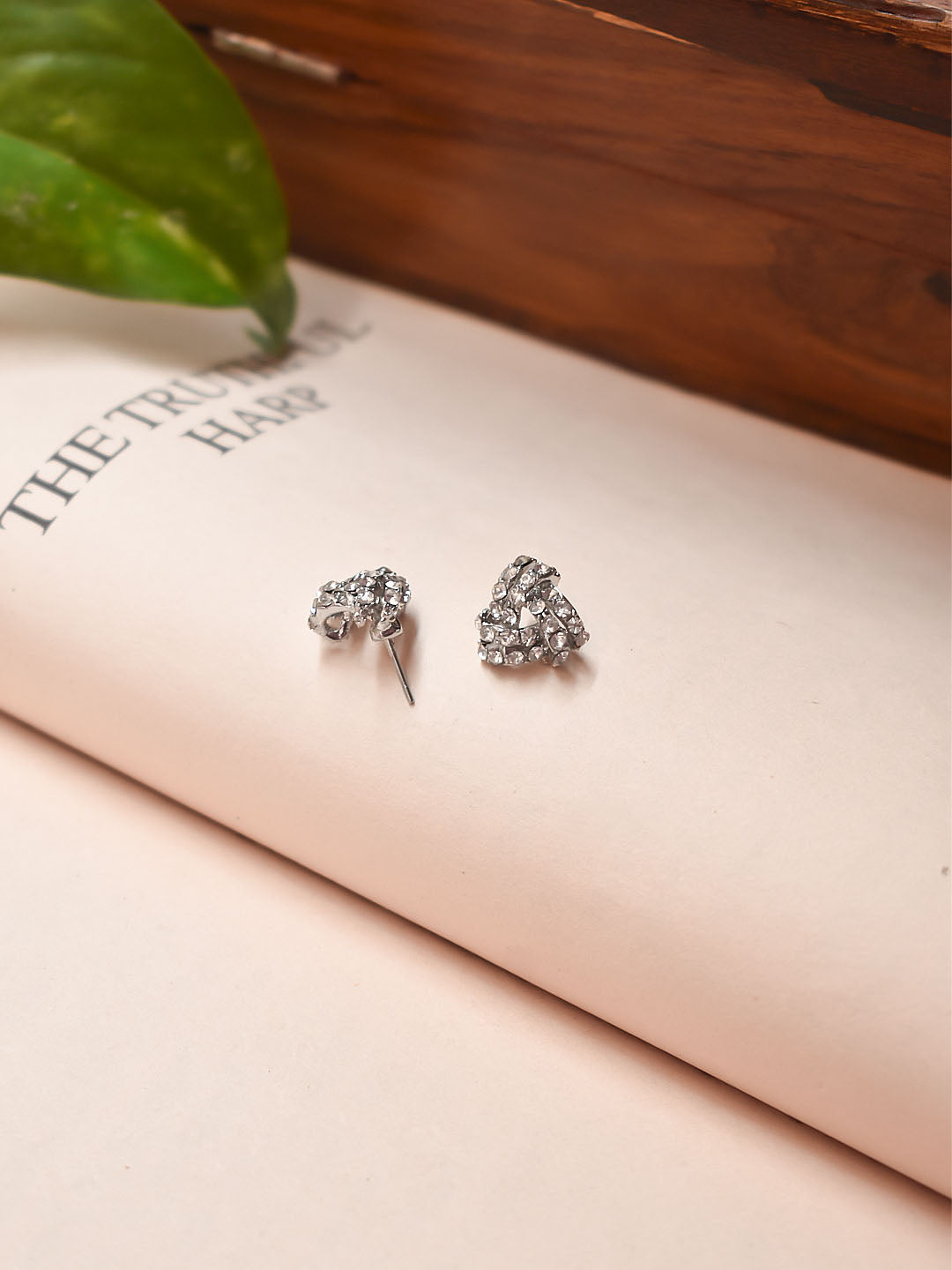 American Diamond Diamond Earrings Small Size Elegant Earrings With