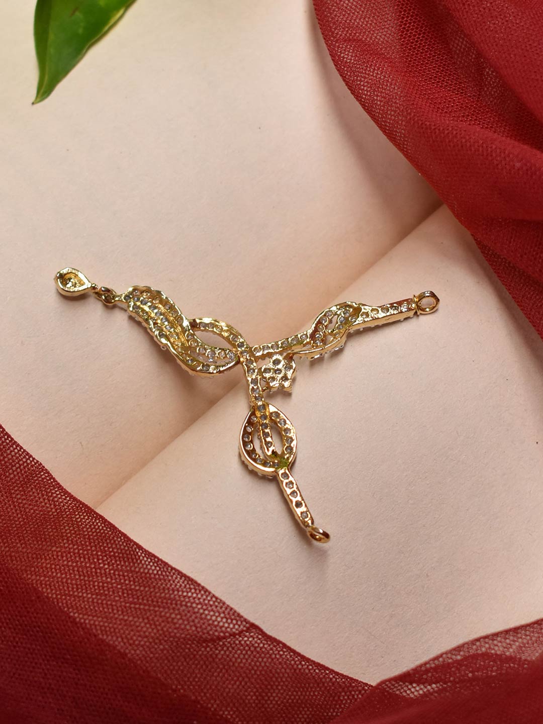 Flower Design Brass Pendant