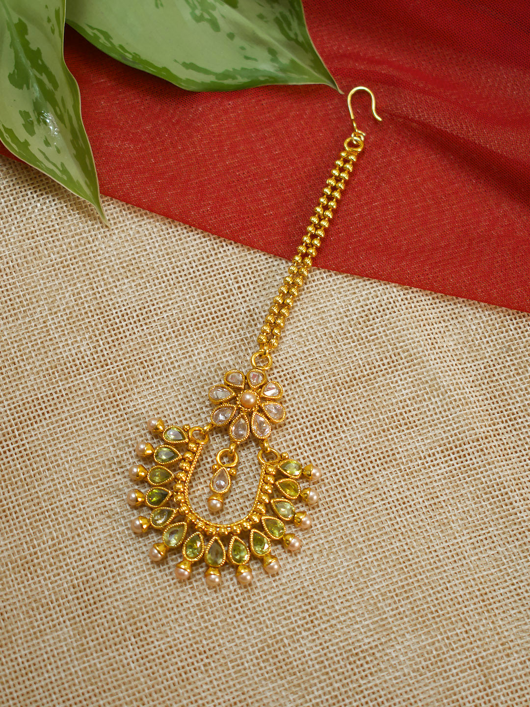 Flower Design Copper Jewelry Set