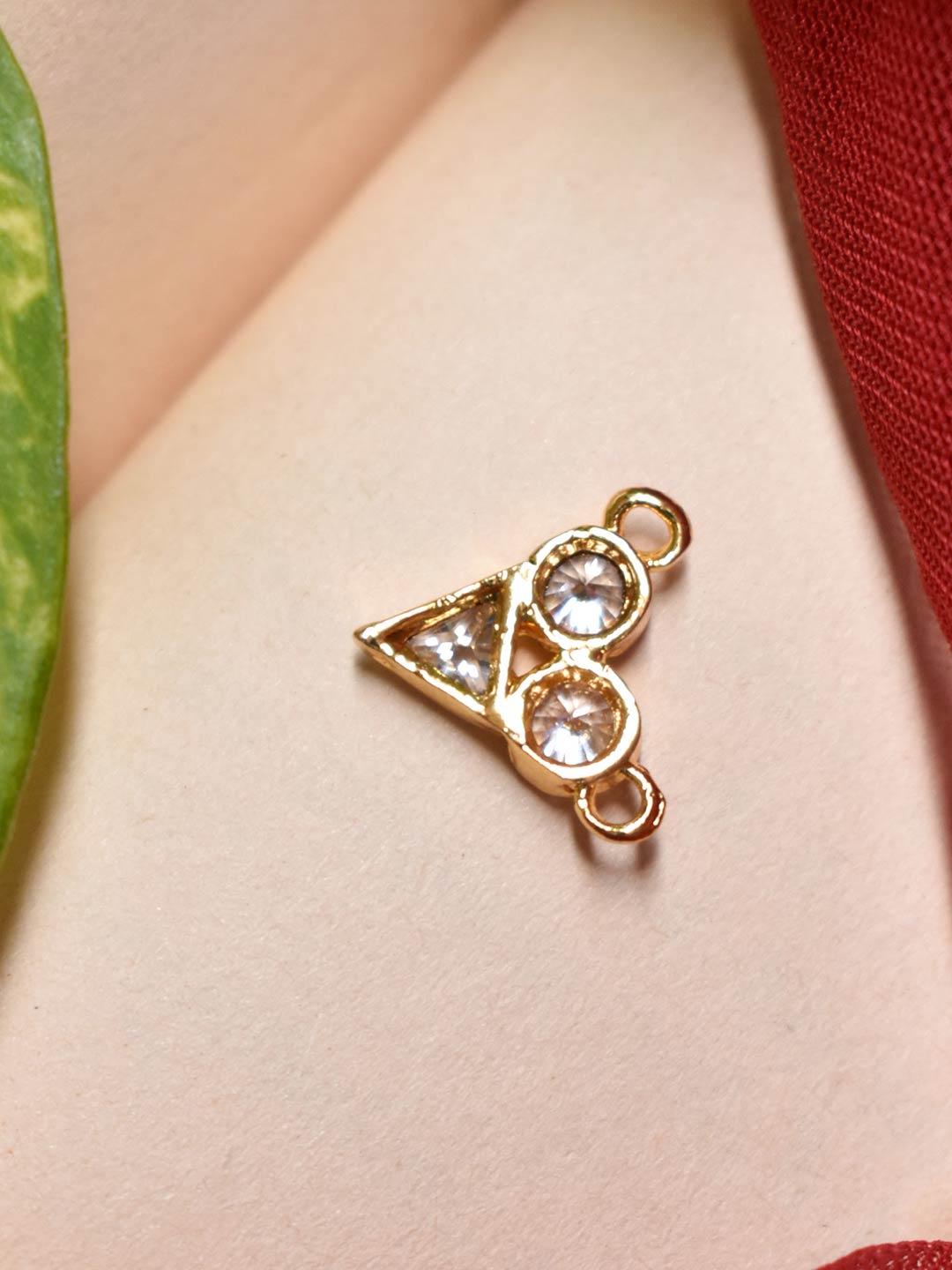 Rectangular Design Brass Pendant