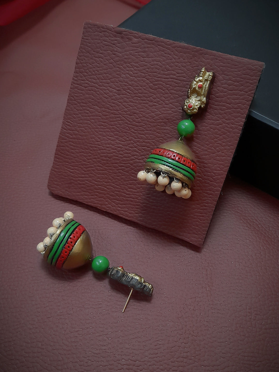 Lakshmi Design Hand Painted Terracotta Jewellery Set