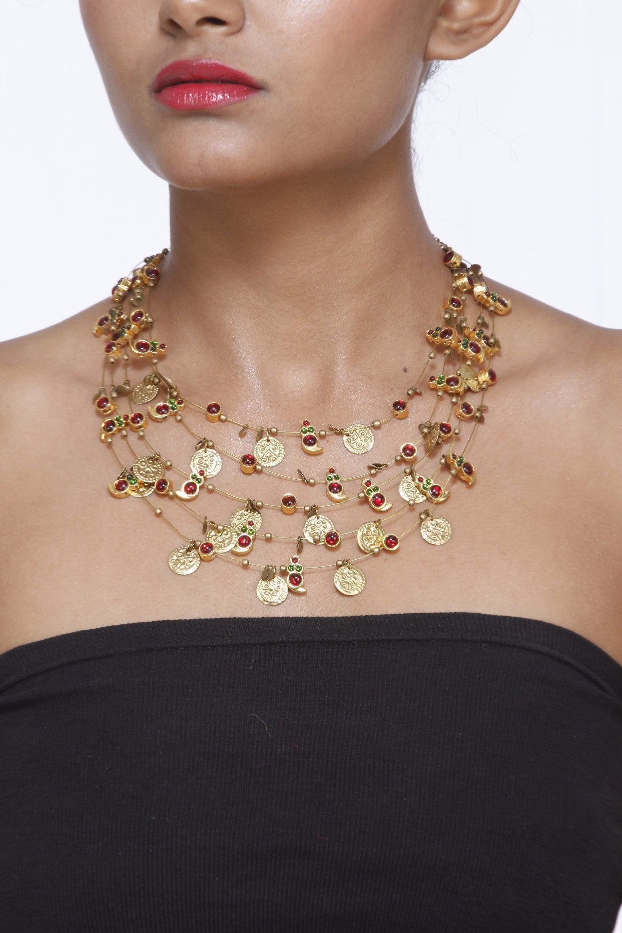 Mango Motif Layered Chain