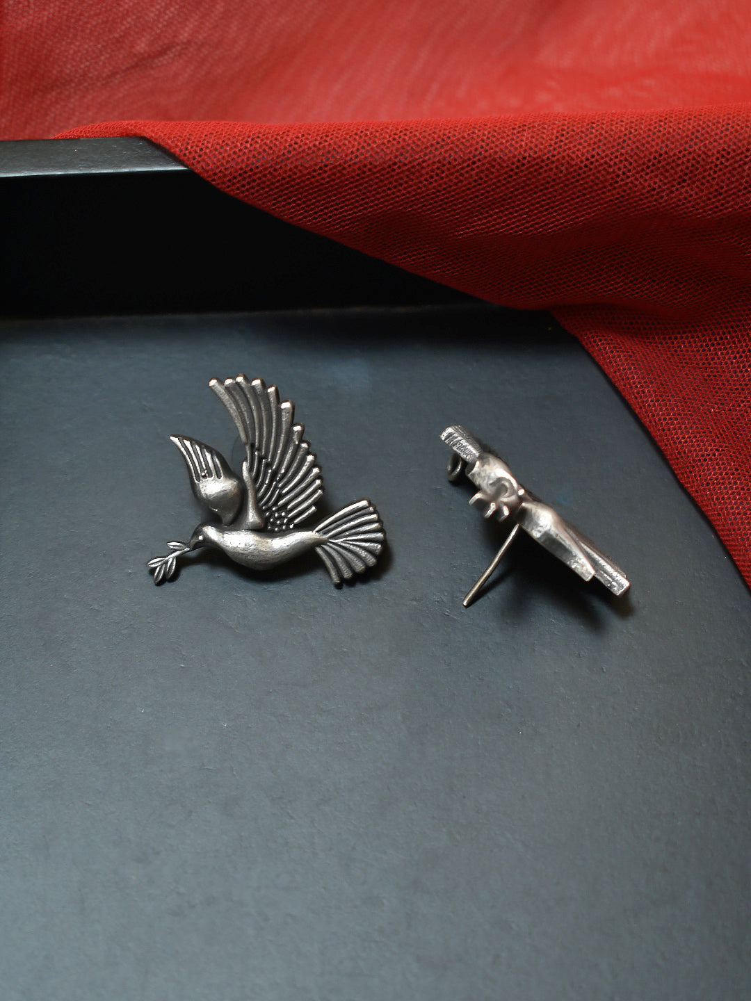 Bird Design German Silver Earring