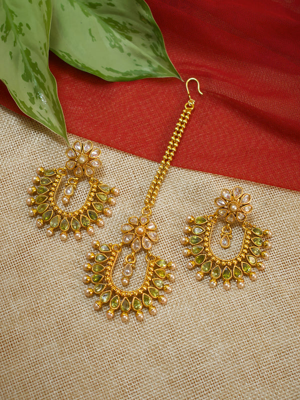 Flower Design Copper Jewelry Set