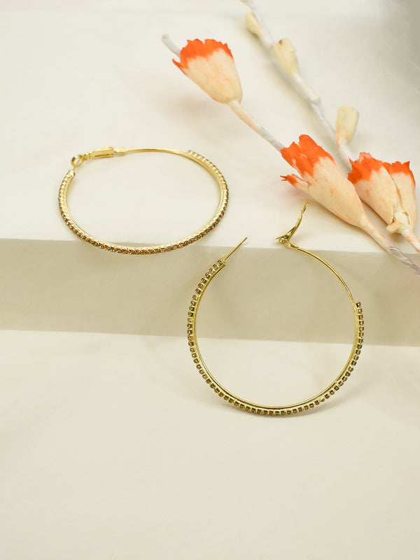 Oval Design  Alloy Earring