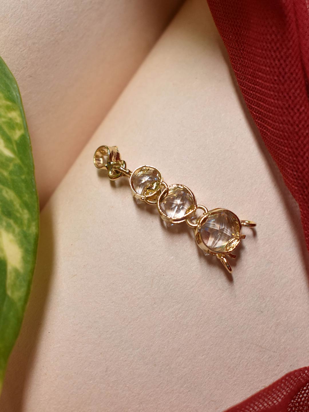 Rectangular Design Brass Pendant