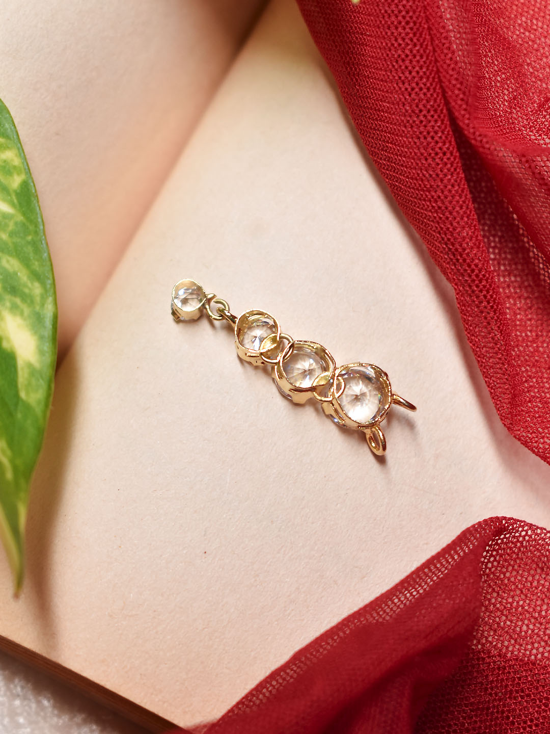 Oval Design Brass Pendant