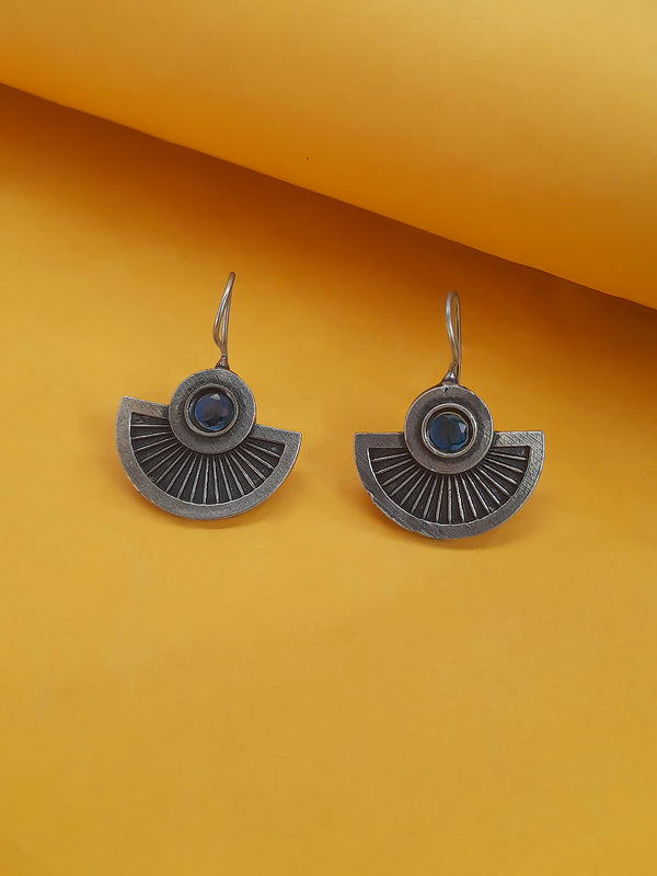 Circular Design German Silver Earring