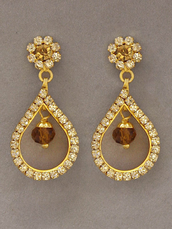 Avismaya Gold Tone Drop Earring